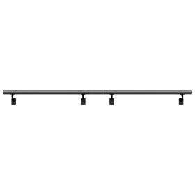 VEVOR Handrail Stair Railing, 12 ft, Wall Mount Handrails for Indoor Stairs, Thickened Aluminum Alloy Hand Rail with Installation Kit