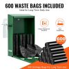 Dog Waste Station Bag Dispenser with 600 Bags Lockable Dog Poop Bag Holder