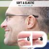 Eyeglass Ear Grips 12 Pairs Black Glasses Ear Cushion Silicone Glasses Ear Grip Eyeglass Accessories Glasses Grip Ear Grips Hooks for Glasses