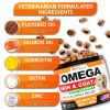 Omega 3 for Dogs Dog Skin and Coat Supplement Fish Oil for Dogs Chews Allergy and Dog Itch Relief Dog Anti Shedding Supplement Dog Dry Skin Treatment