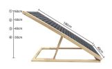 Dog Ramp for Bed, Extra Wide Excellent Traction, Pet Ramp for Small Dogs to Get on Couch Car, Non-Slip Rubber Surface, 17" Wide Hold up to 80lb