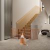 The Wooden Dog Fence Brown