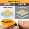 Glasses Nose Grips Non Slip 6 Pairs Silicone Eyeglass Nose Pads Anti Slip 1mm x 7mm x 16mm Adhesive Nose Pads Glasses for Comfort Sunglass Nose Pads C